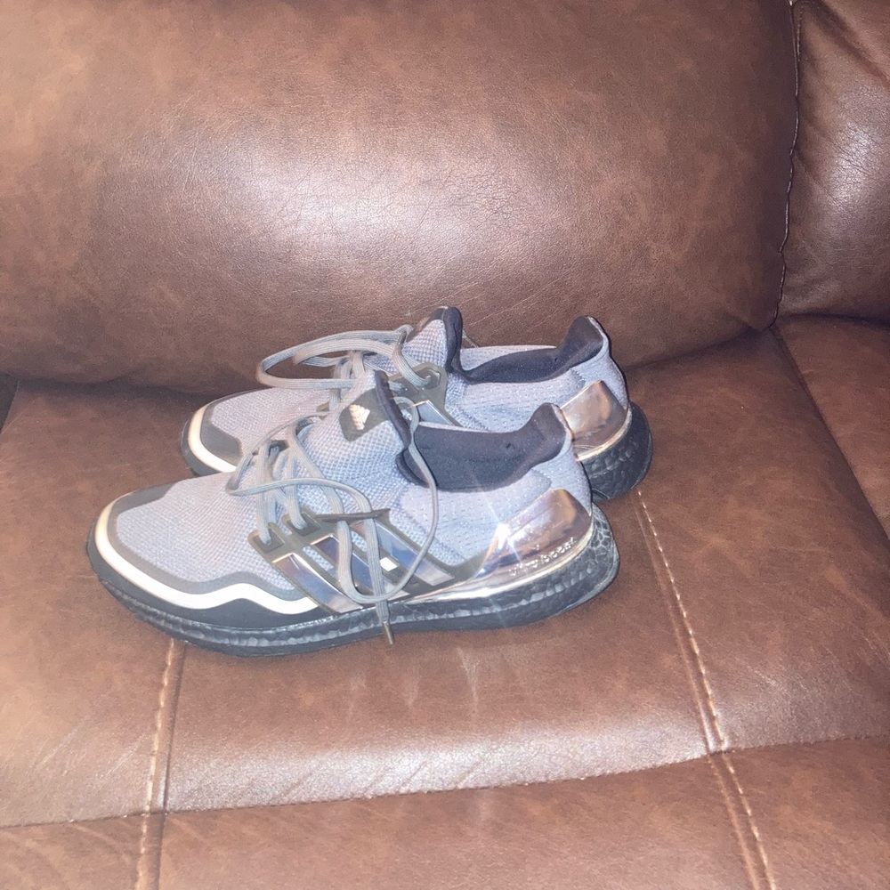adidas Gray and Black Sneakers